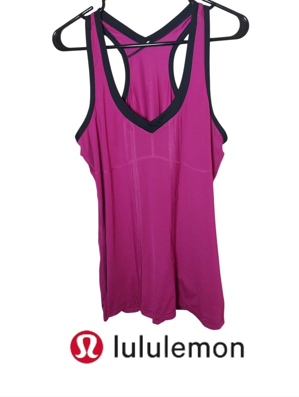Lululemon Pink V Neck Lightweight Stretchy Tank Top